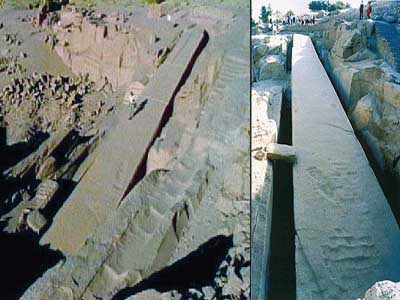 Giant unfinished Obelisk Aswan Egypt